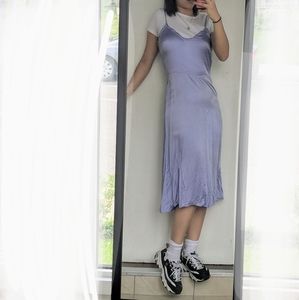 Aritzia wilfred slip dress lavender